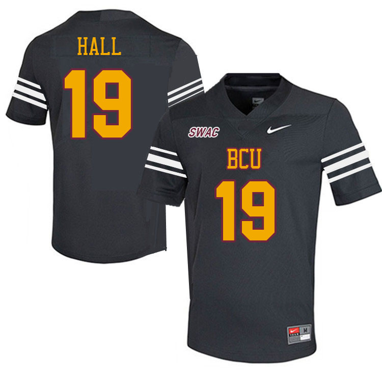 Men-Youth #19 Adrian Hall Bethune-Cookman Wildcats 2023 College Football Jerseys Stitched-Charcoal